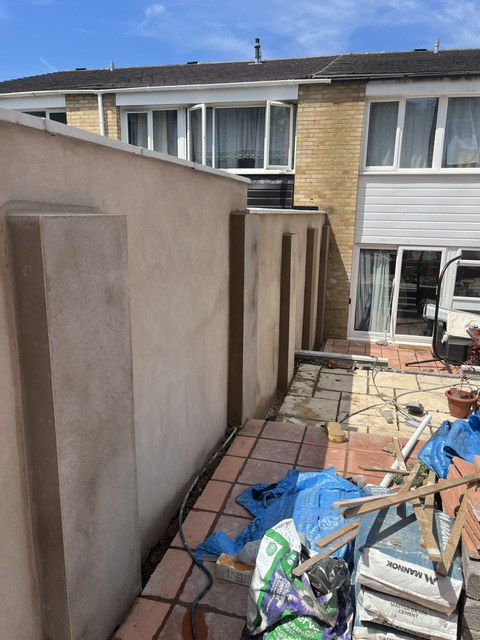 plastering work by Webster Finishes in Bridgwater